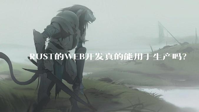 RUST的WEB开发真的能用于生产吗？